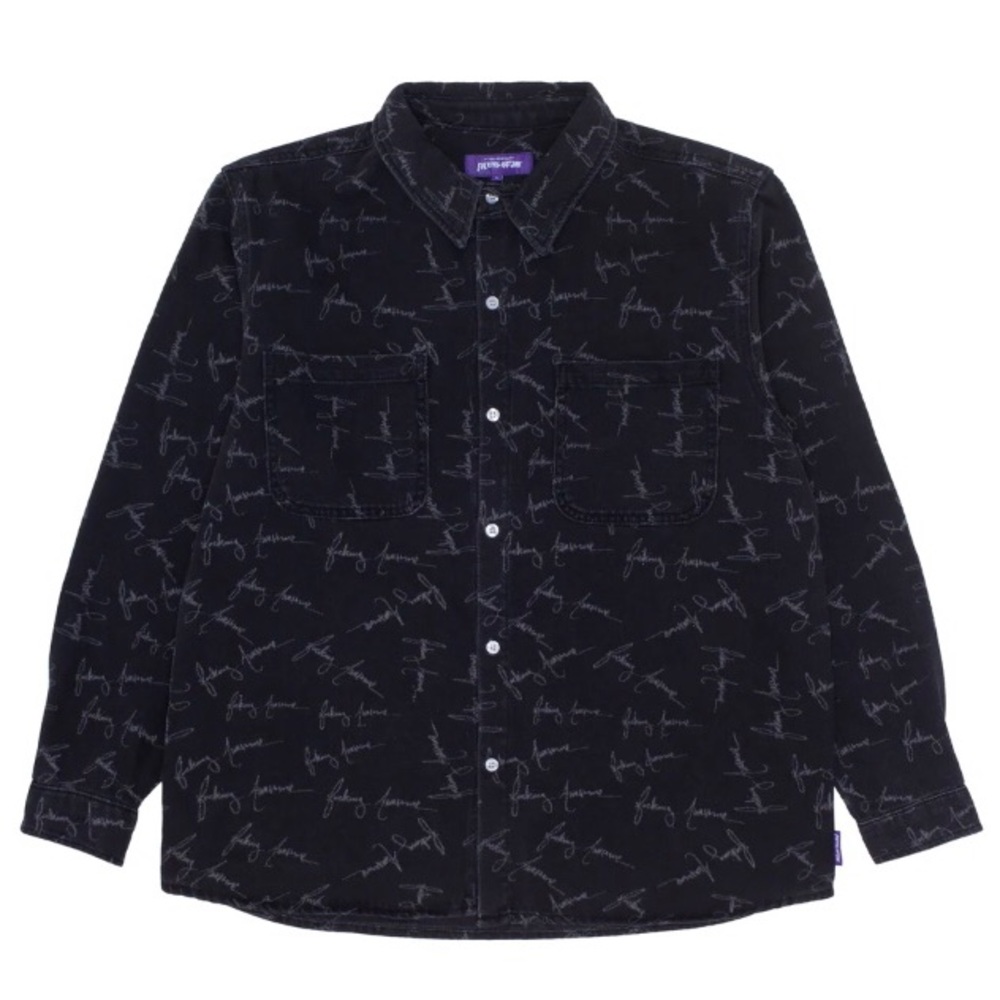 Fucking Awesome (FA) - “Cursive Washed Denim” Overshirt